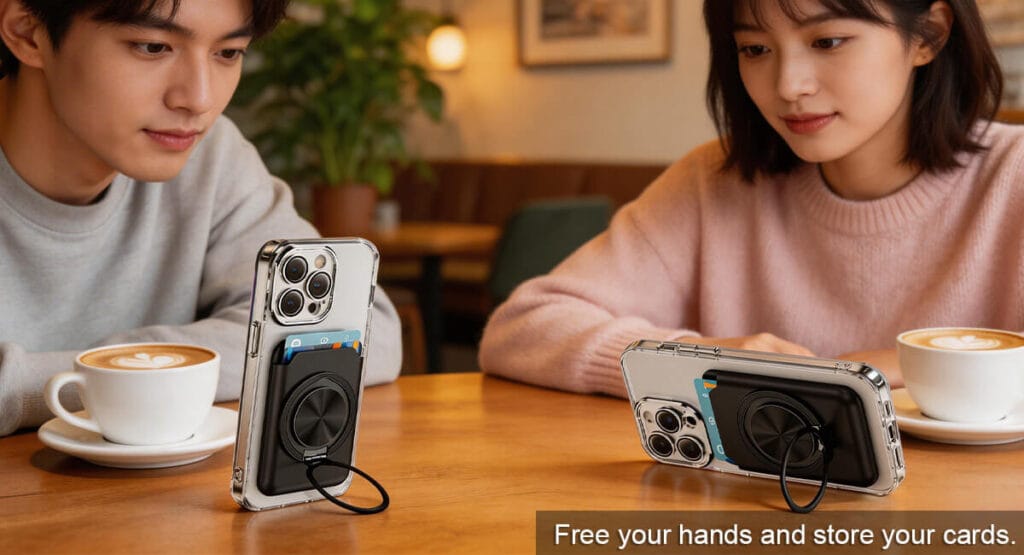 Trunker magnetic phone wallet